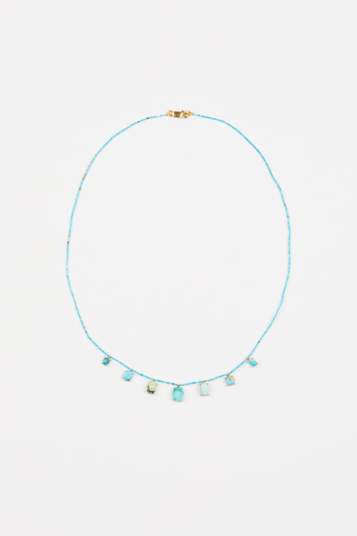 Tiny Turquoise Beads with Turquoise and Variscite