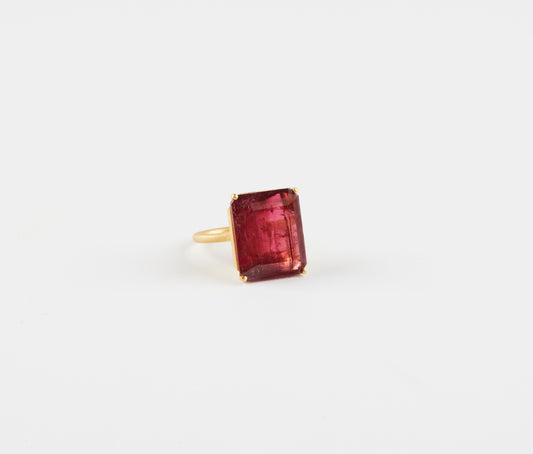 Pink Tourmaline Ring