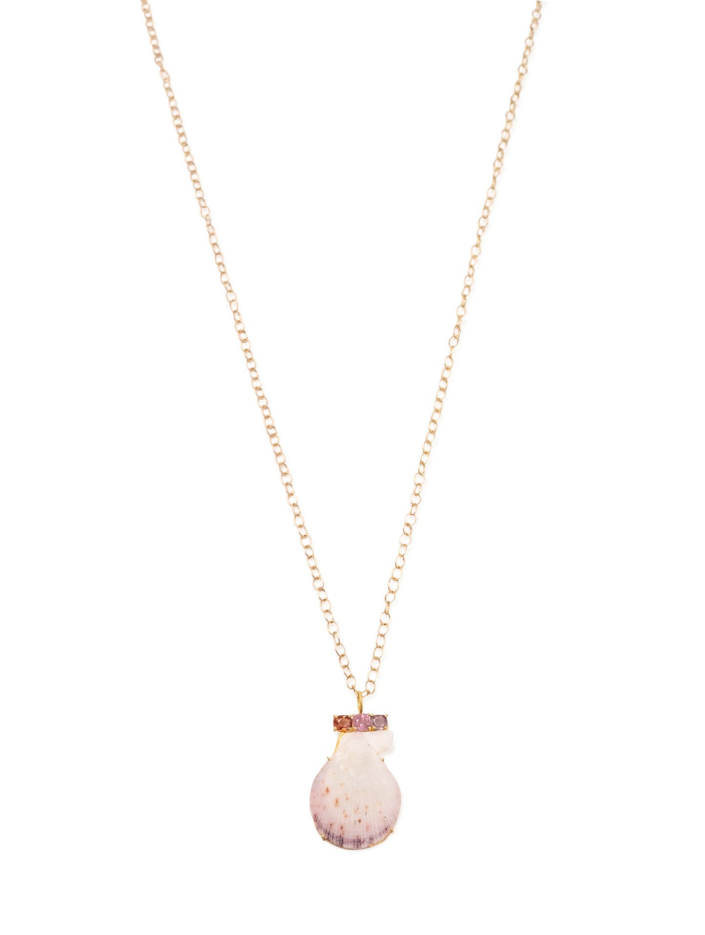 Spinel and Rare Shell Pendant