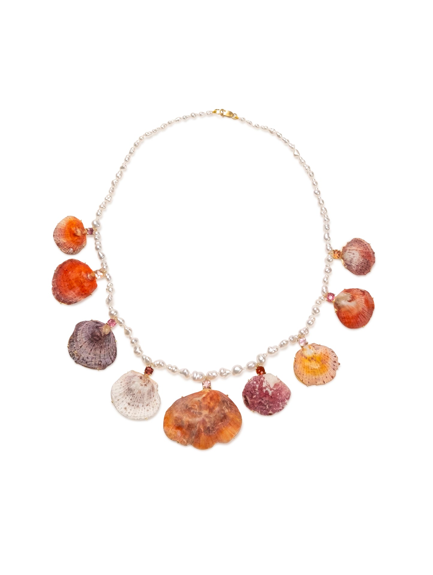 Tahitian Keshi Pearls, Spinel and Rare Shells