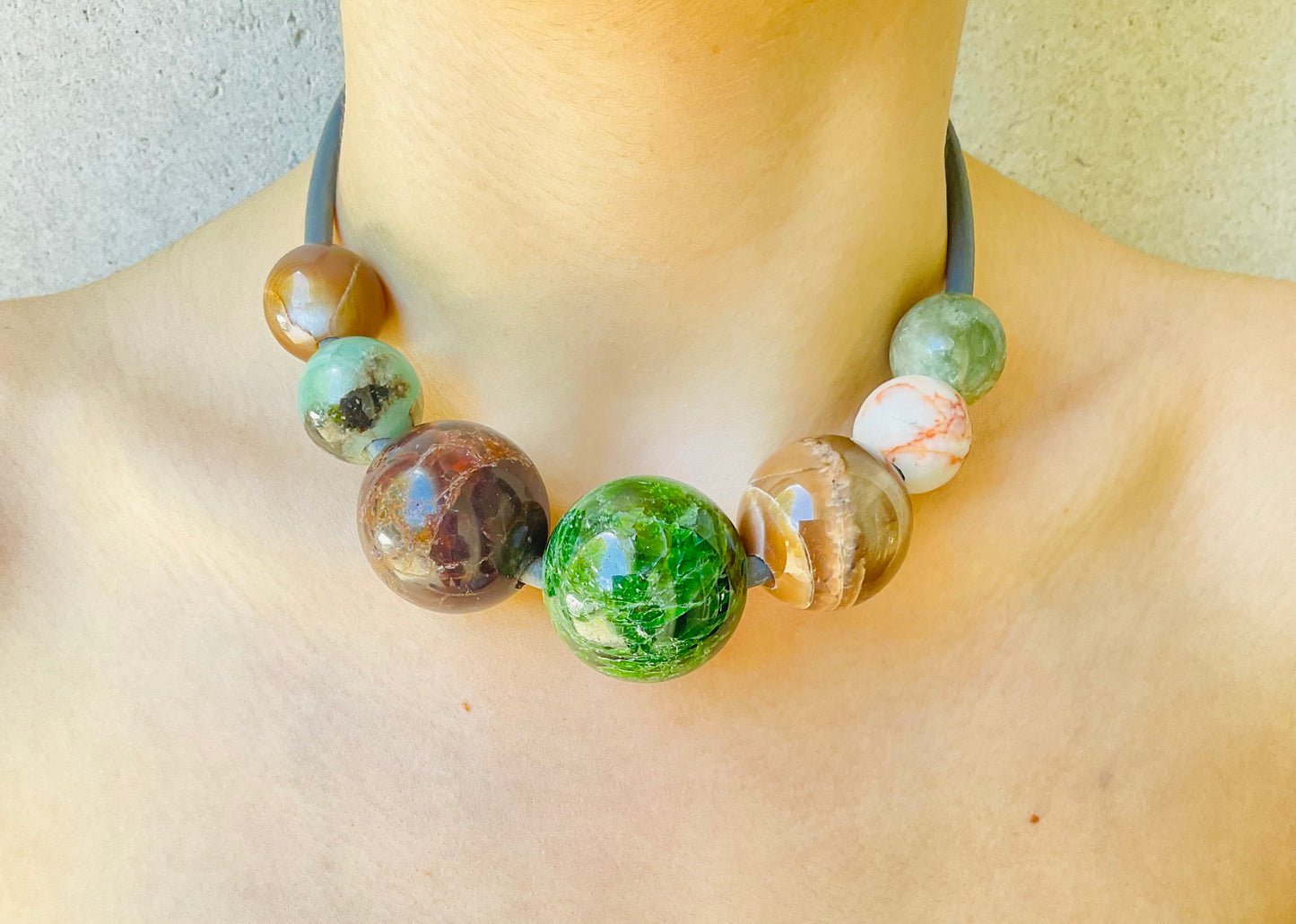 Gem Spheres Necklace