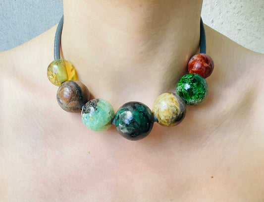 Gem Spheres Necklace