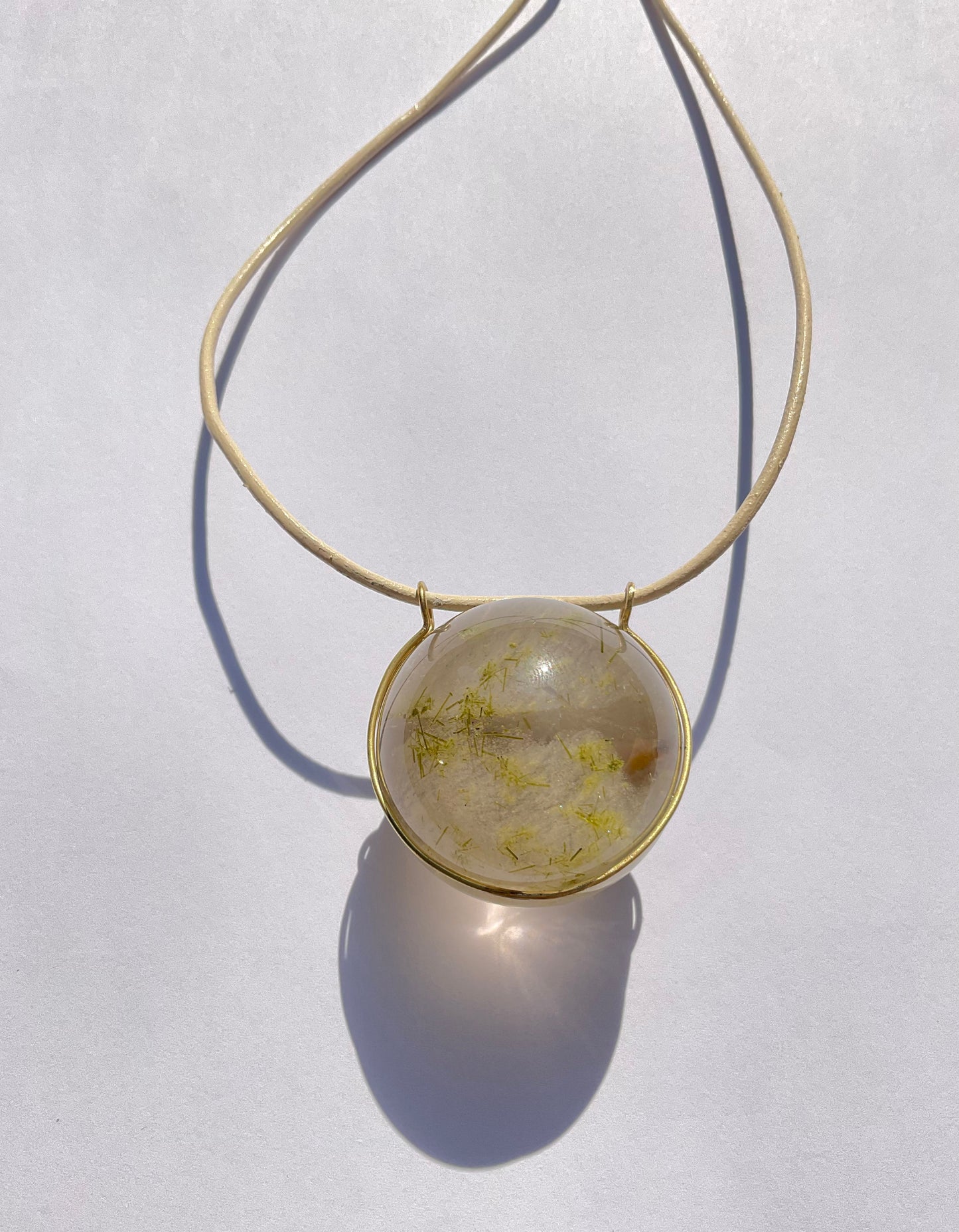 Green Tourmaline Quartz Healing Sphere