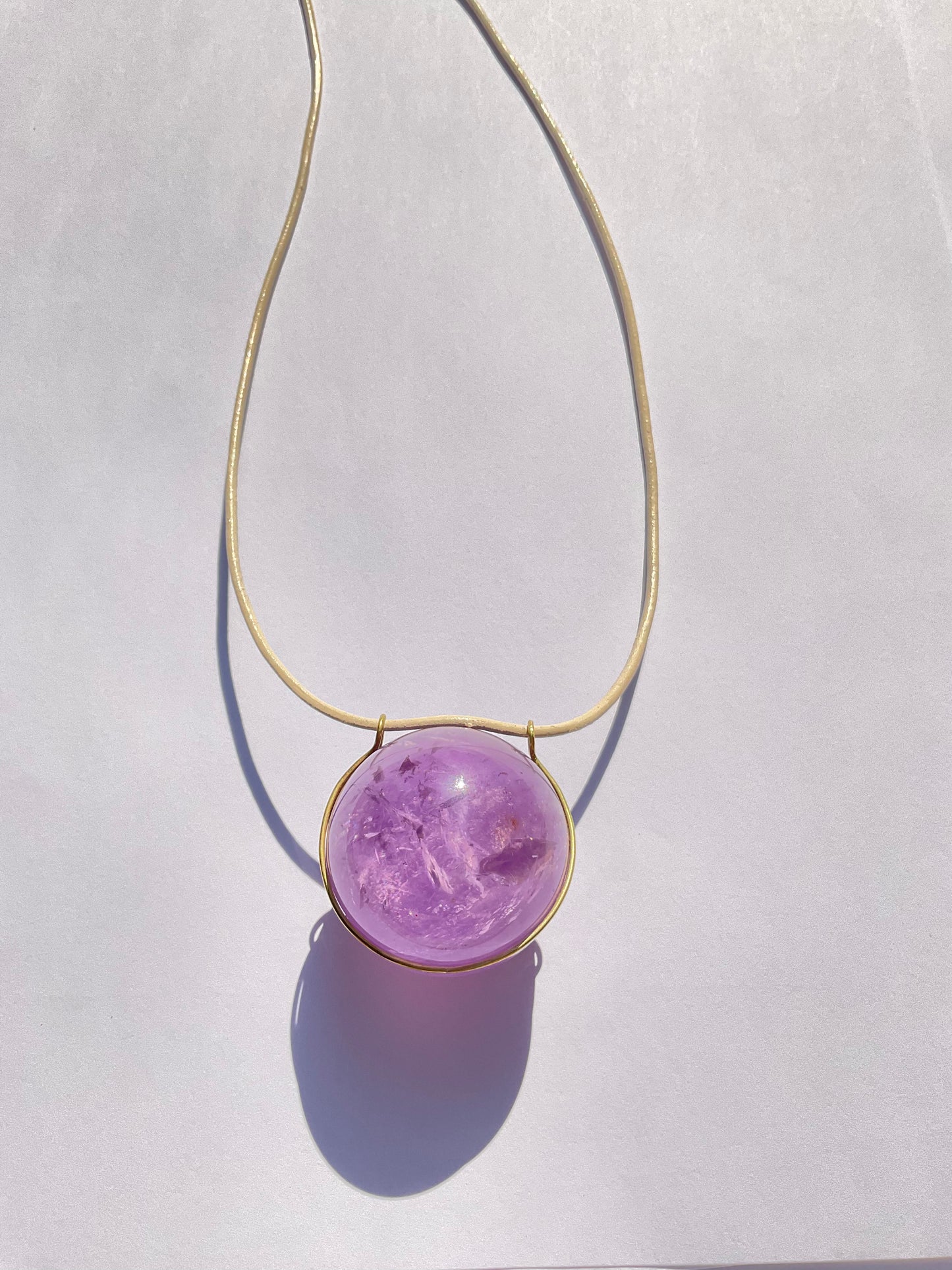 Lavender Amethyst Healing Sphere
