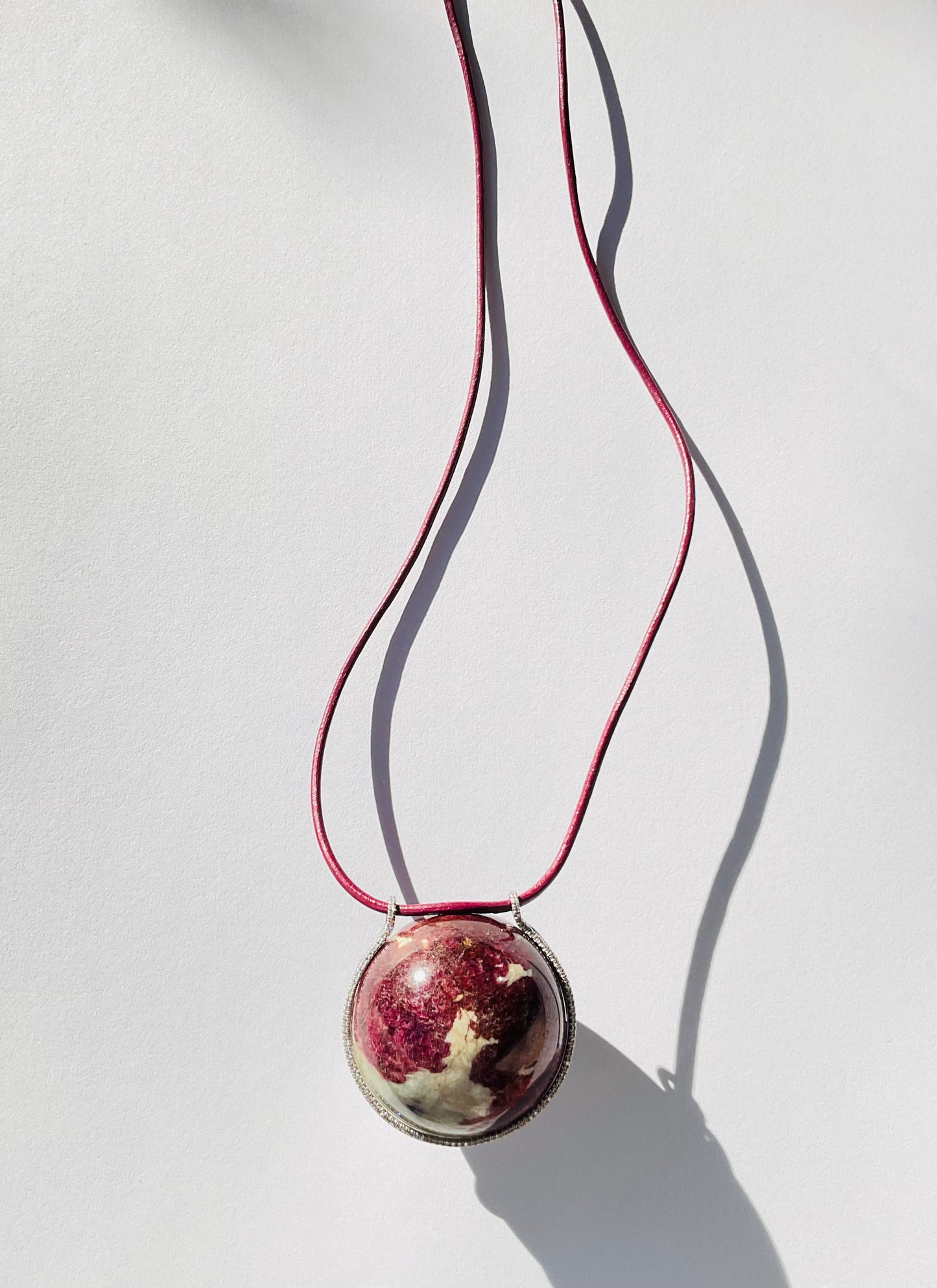 Tourmaline Healing Sphere with Diamonds