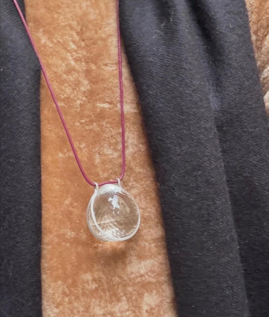 Faceted Quartz Healing Egg with Diamonds