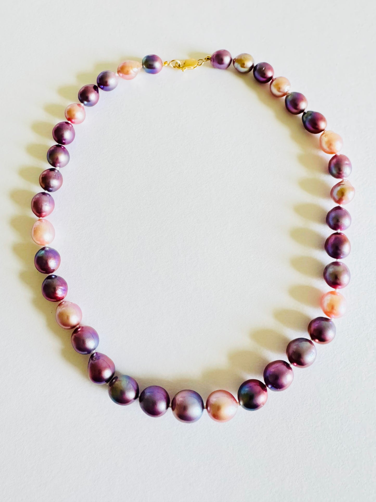 Pink and Purple Freshwater Pearls