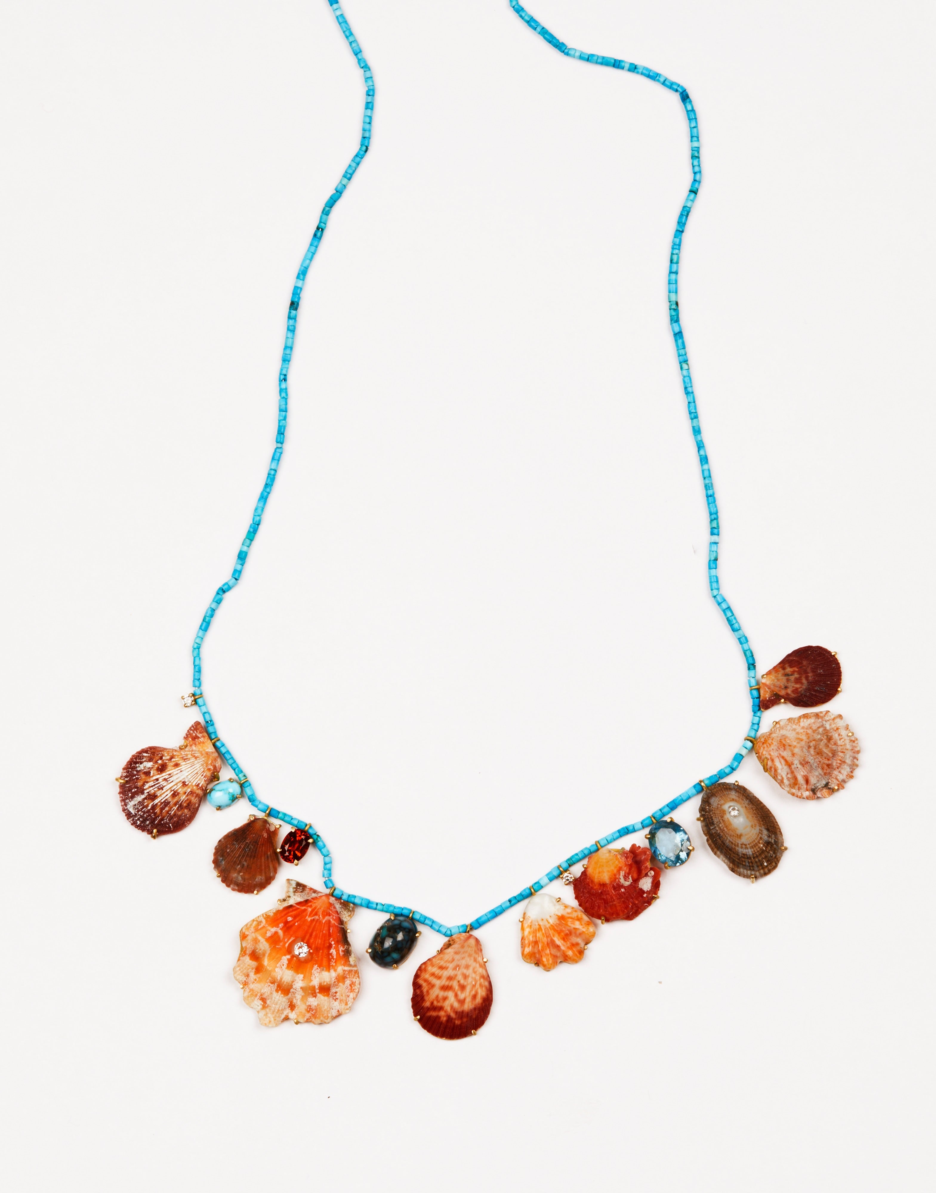 Turquoise and Shell Necklace – Marisa Klass