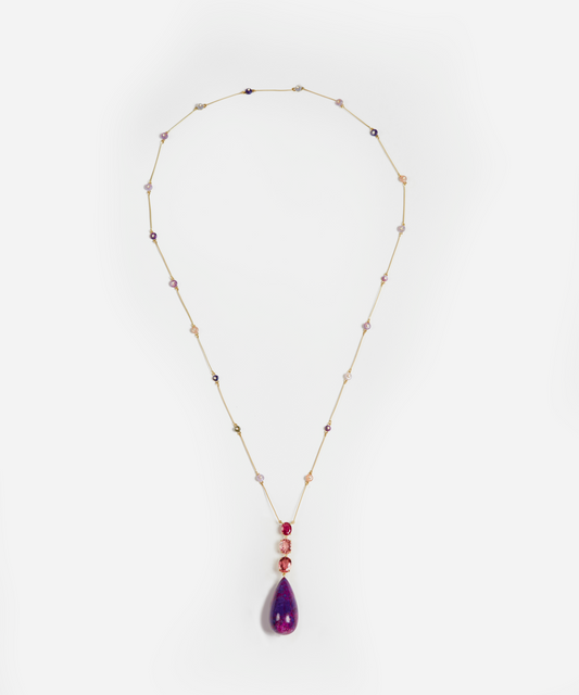 Pink and Purple Necklace