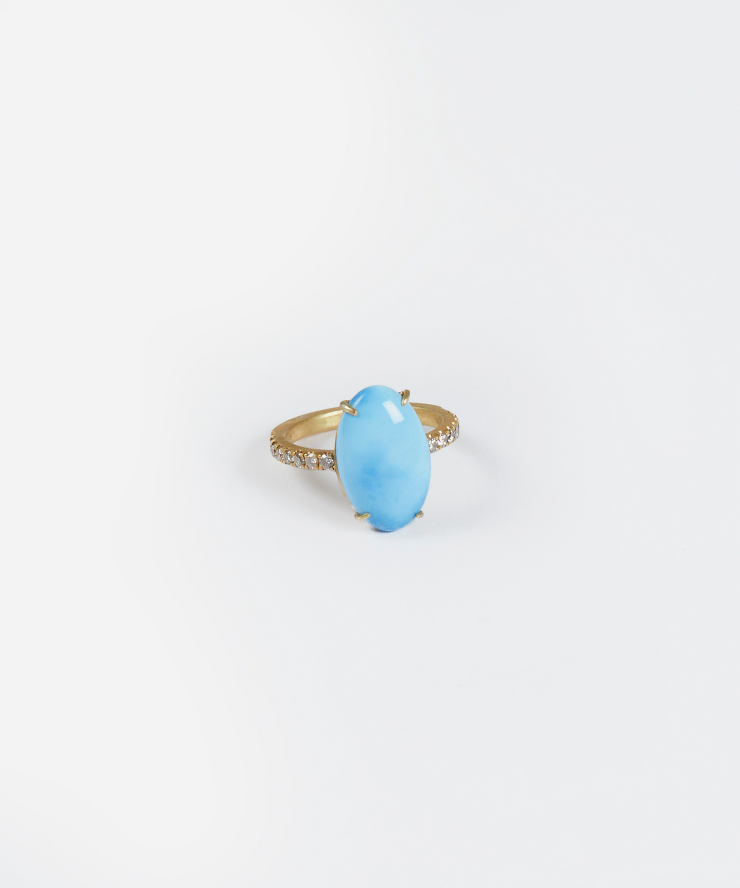 Turquoise and Diamond Ring
