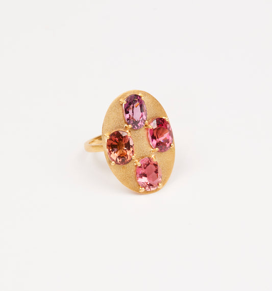 Pink Tourmaline Ring
