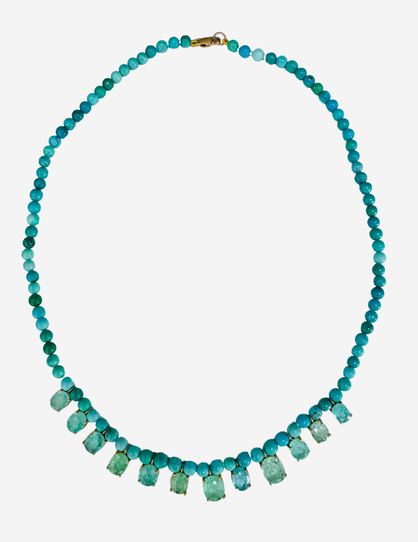 Turquoise Beads with Paraiba