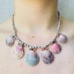 Tahitian Keshi Pearls with Shells and Spinel