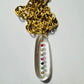 Chakra Pendant of Quartz with Diamond, Pearl and Gemstones