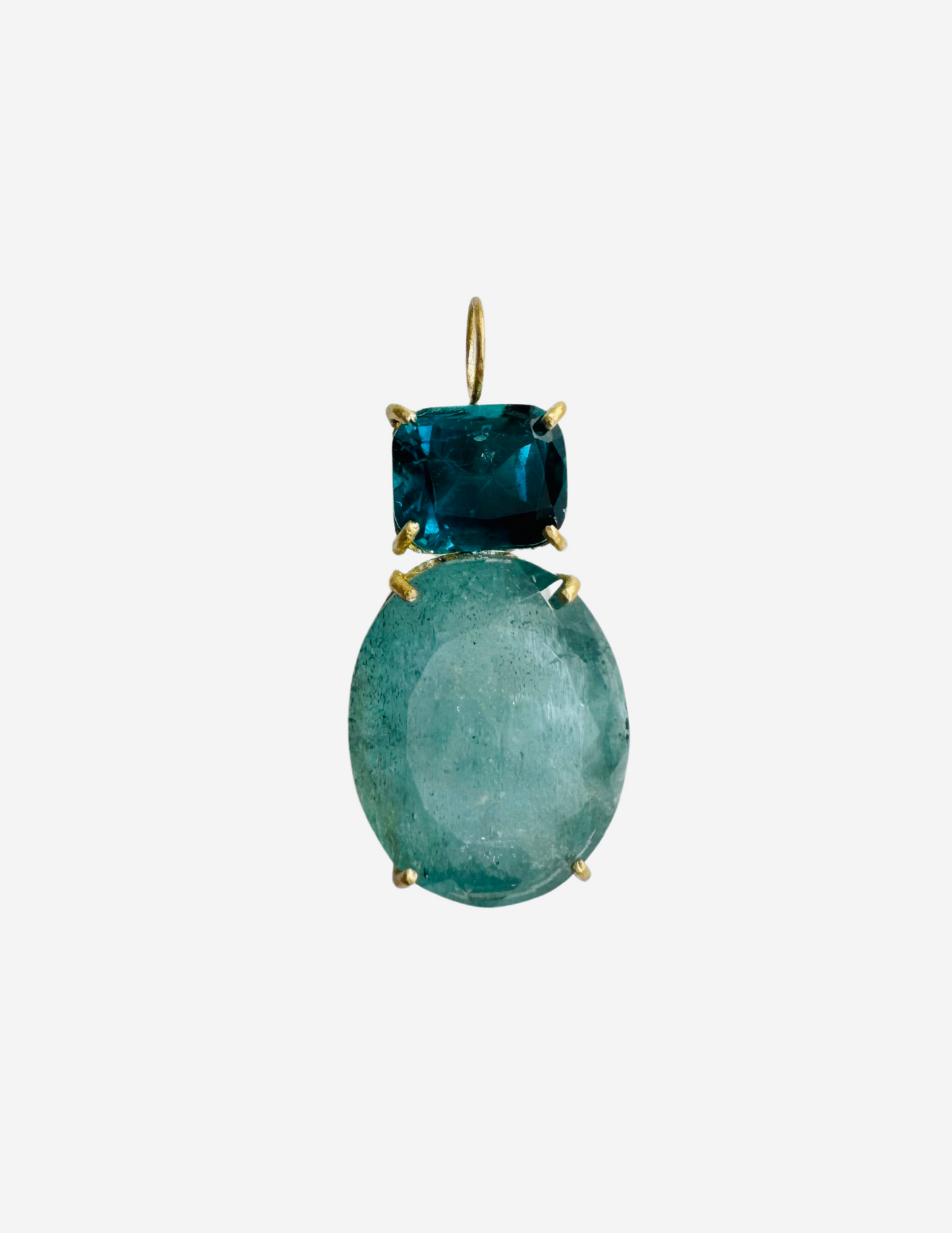 Tourmaline and Aquamarine Pendant