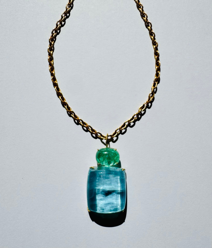 Aqua Marine Pendant