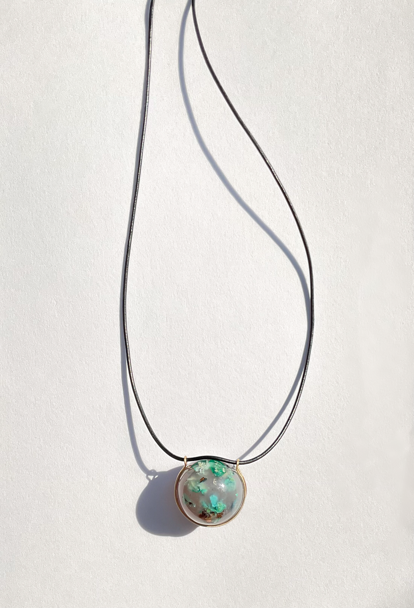 Aquadite Chrysocolla and Copper in Chalcedony Healing Sphere
