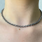 Black Rhodium and Diamond Link Chain