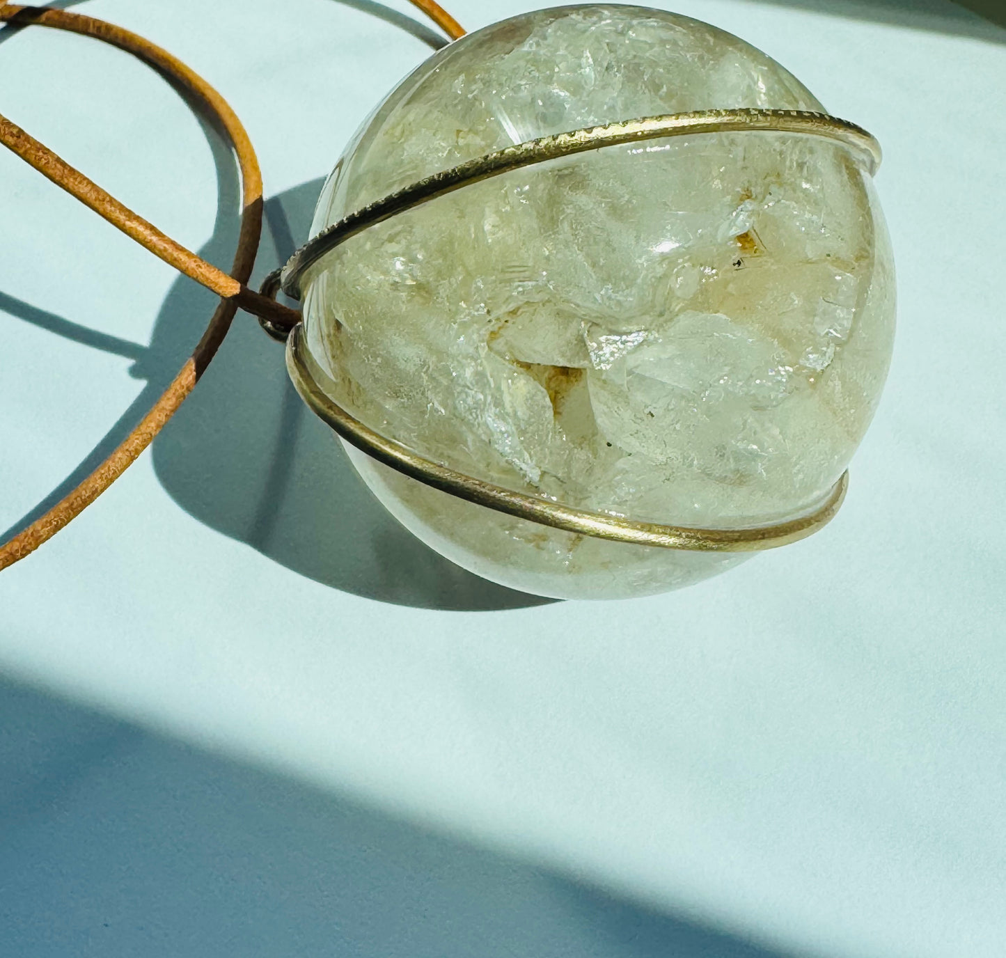 Agate Healing Sphere with Diamonds