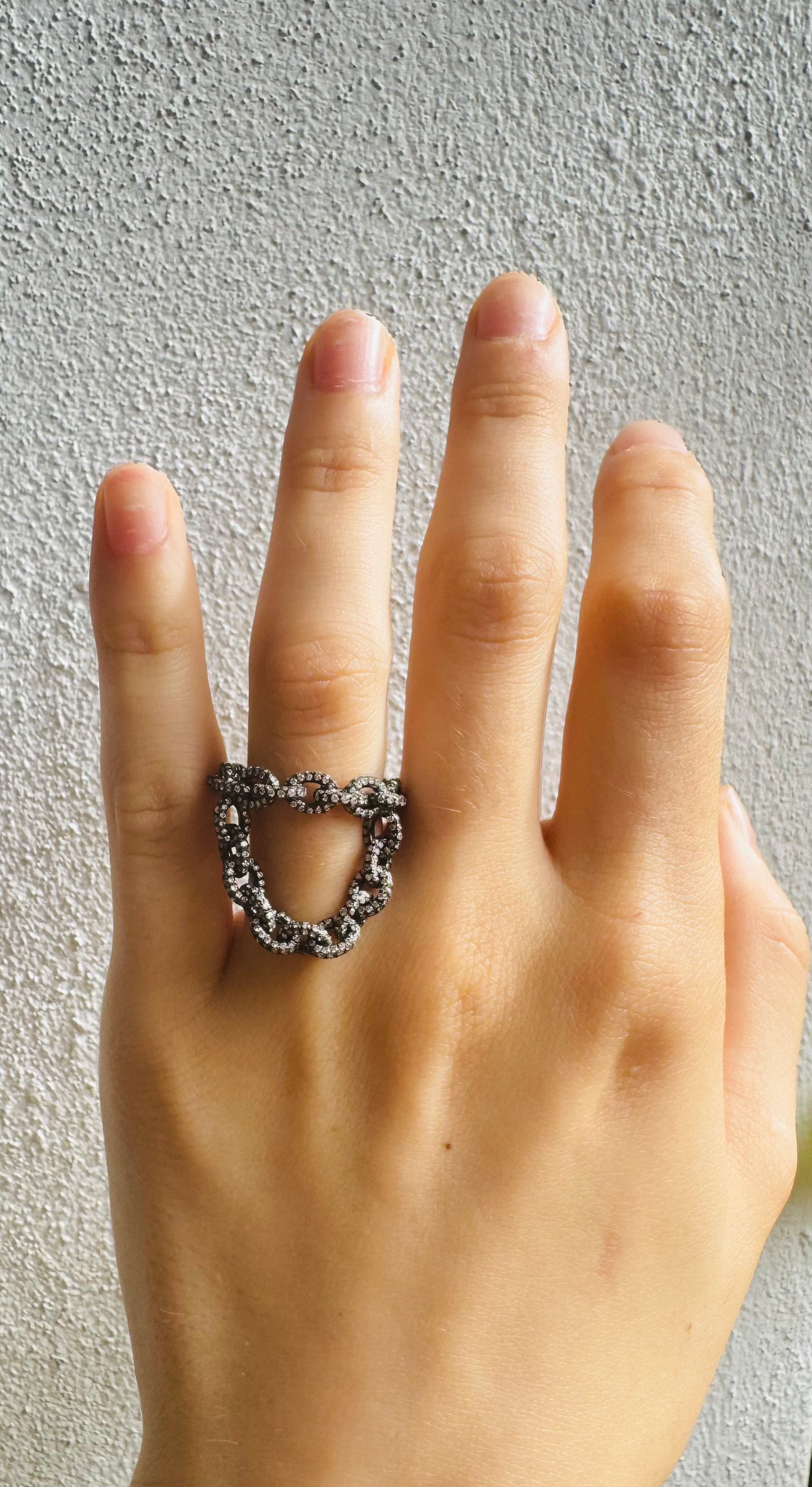 Diamond Link Chain Ring