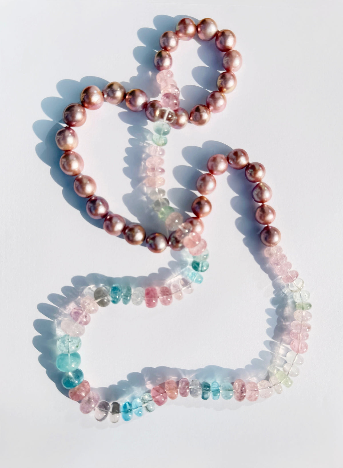 Pearl and Gemstone Necklace