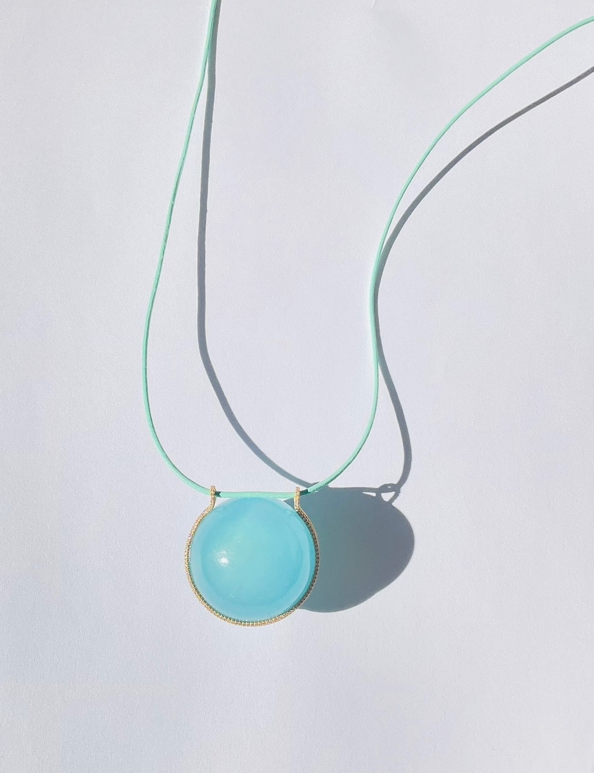 Aquamarine Healing Sphere with Diamonds