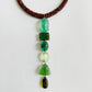 Multi Green Gemstone Pendant