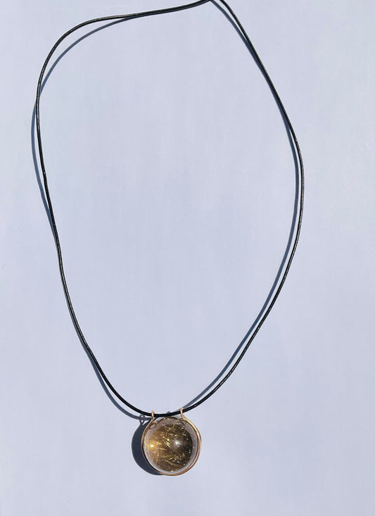 Rudilated Quartz Healing Sphere