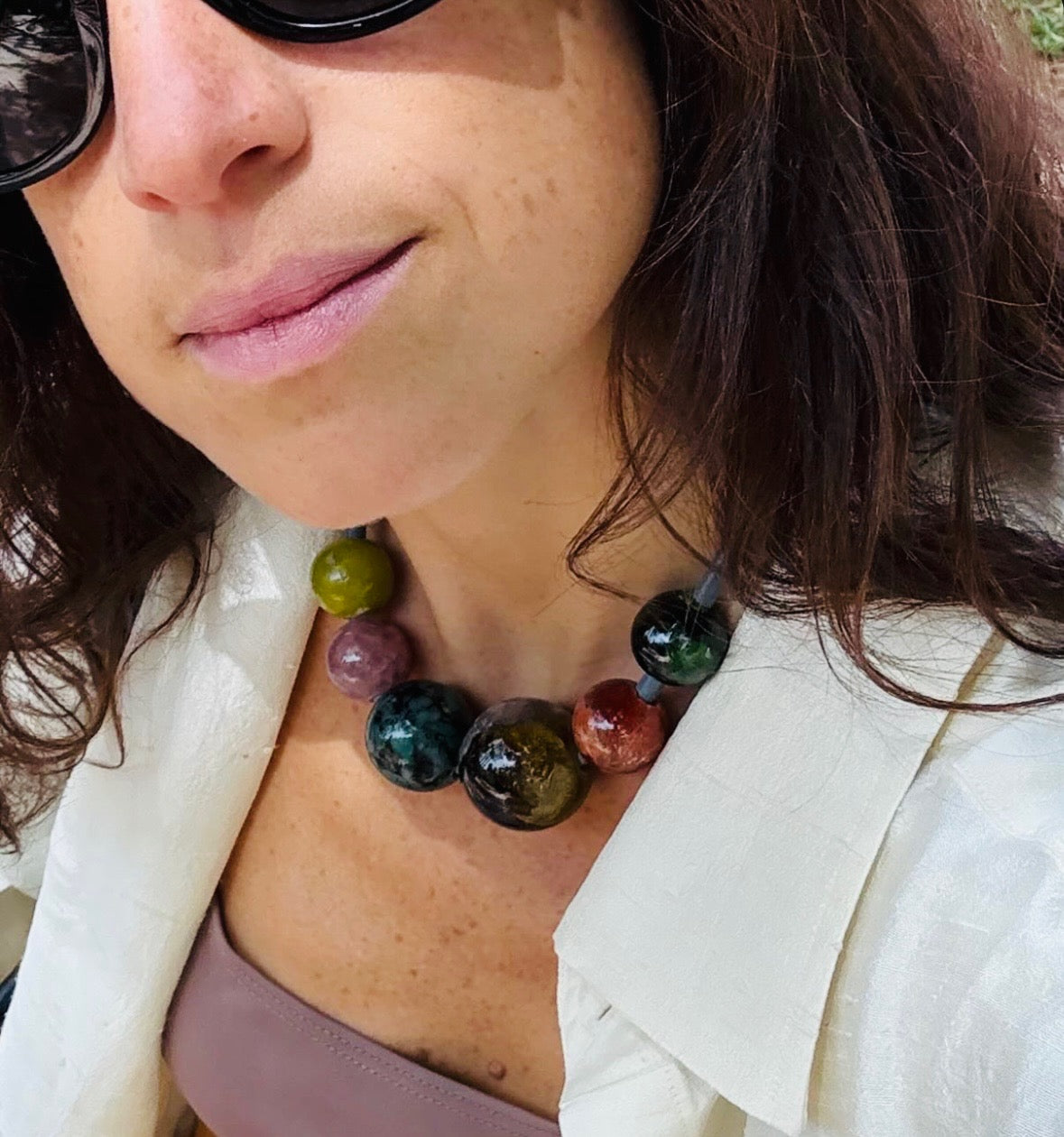 Gem Spheres Necklace