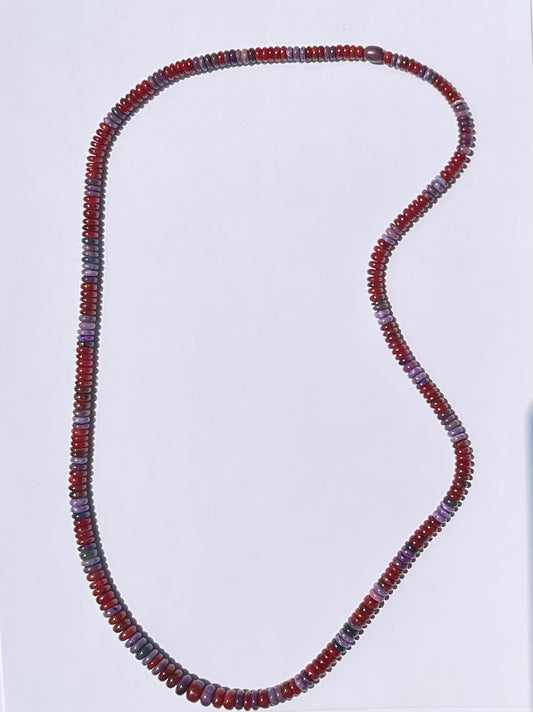 Hydrogrossular Garnet and Sujilite Beads
