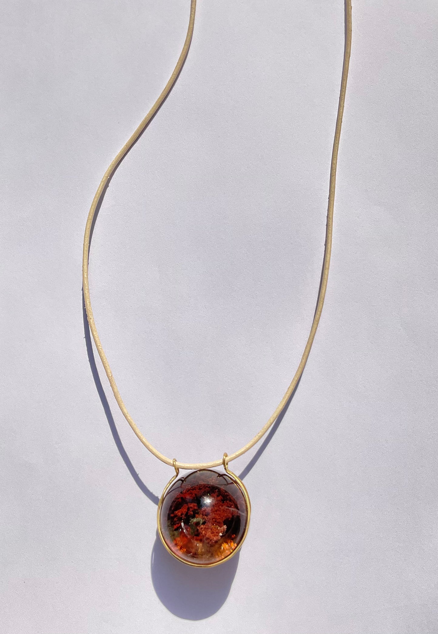 Red Phantom Quartz Healing Sphere