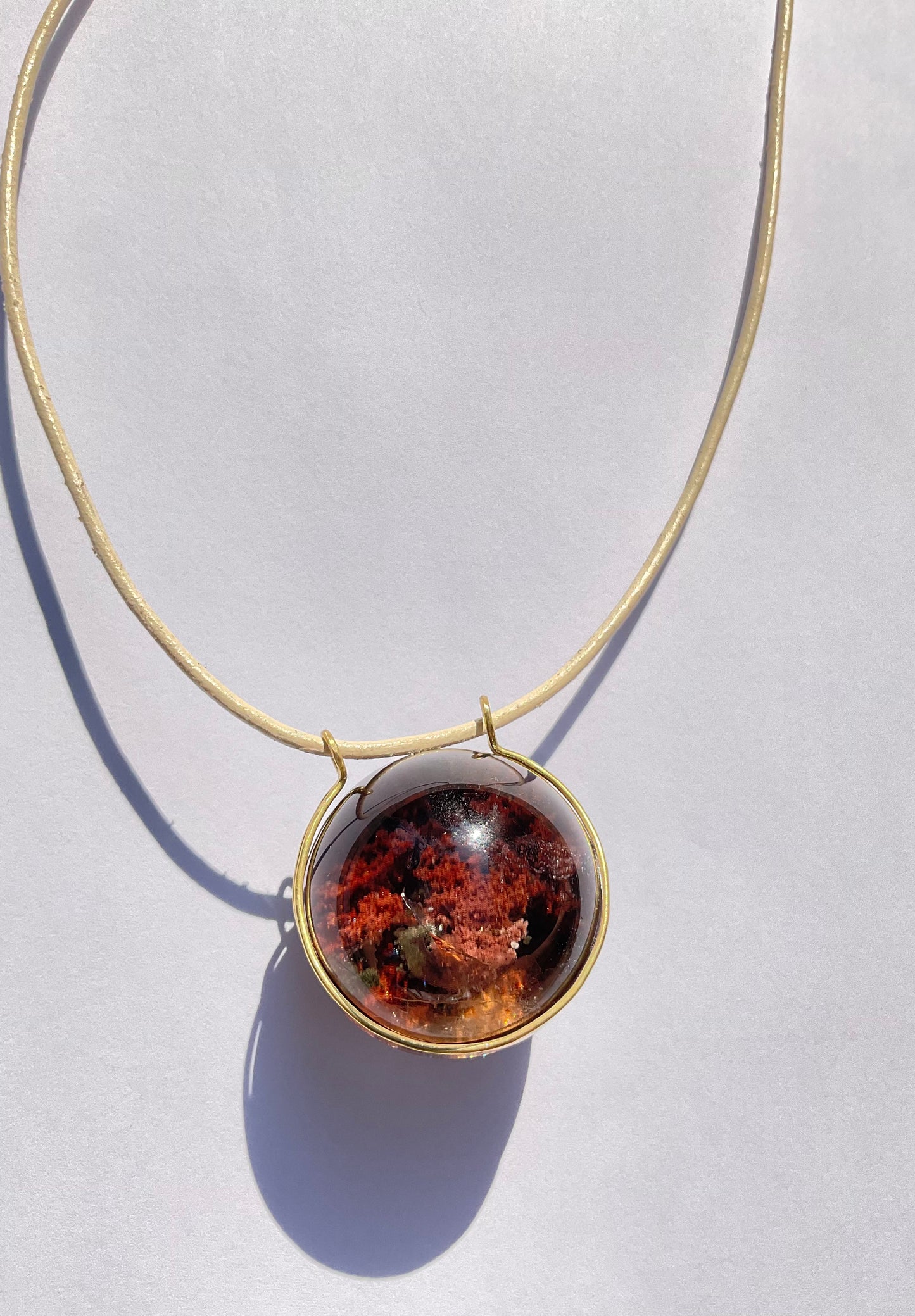 Red Phantom Quartz Healing Sphere