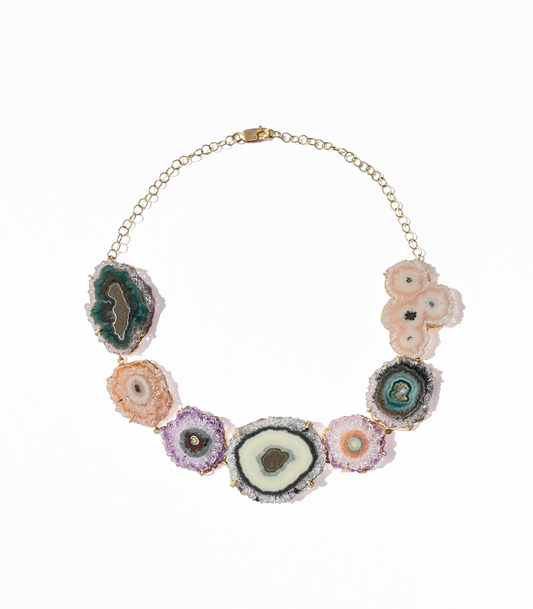 Stalactite Necklace with Diamonds