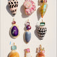 Shell with Aquamarine Pendant