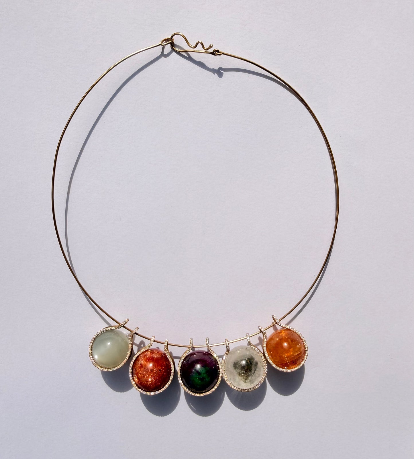 Choker with Mini Healing Spheres and Diamonds