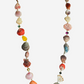 Shell, Diamond and Gem Necklace with Rosewood Beads