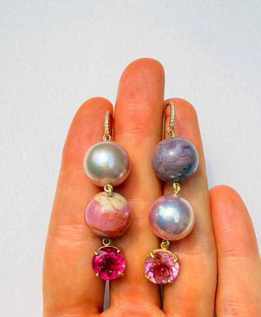 Pink Earrings