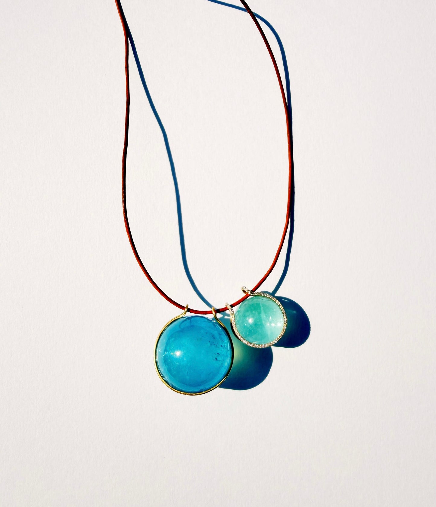 Double Aquamarine Healing Sphere