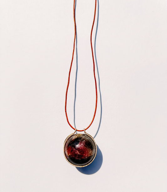 Tourmaline Healing Sphere with Diamonds