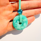 Amazonite with Tourmaline DIsc Necklace