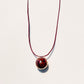 Ruby Healing Sphere with Diamonds