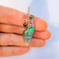 Maireener Shell Pendant with Spinel and Diamond