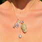 Shell, Gem and Pearl Necklace