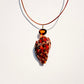 Shell Pendant with Madeira Citrine