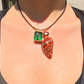 Shell Pendant with Madeira Citrine