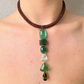 Multi Green Gemstone Pendant