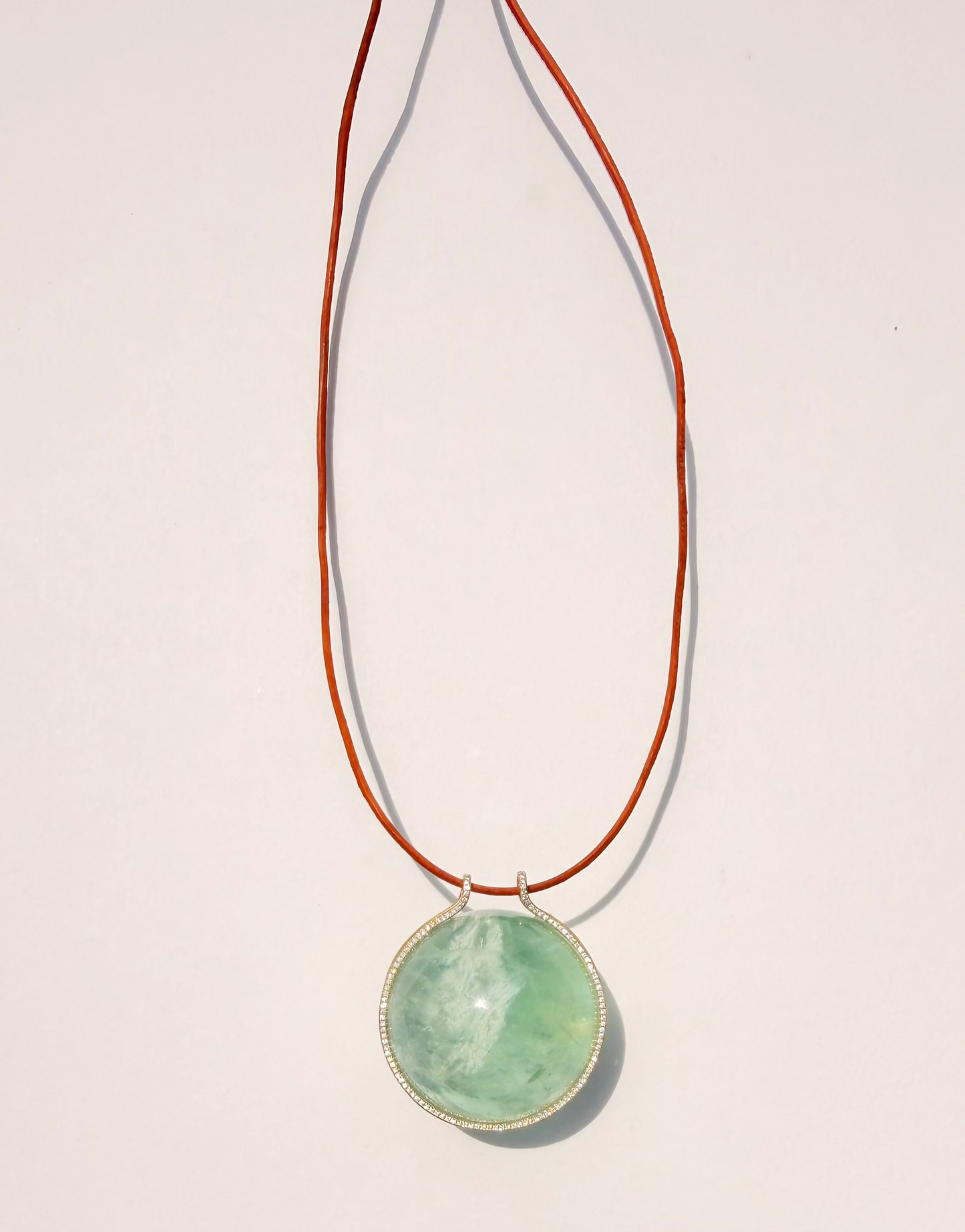 Fluorite Healing Sphere with Diamonds