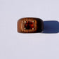 Tourmaline and Wood Ring