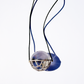 Diamond Basket with Quartz Healing Sphere Necklace