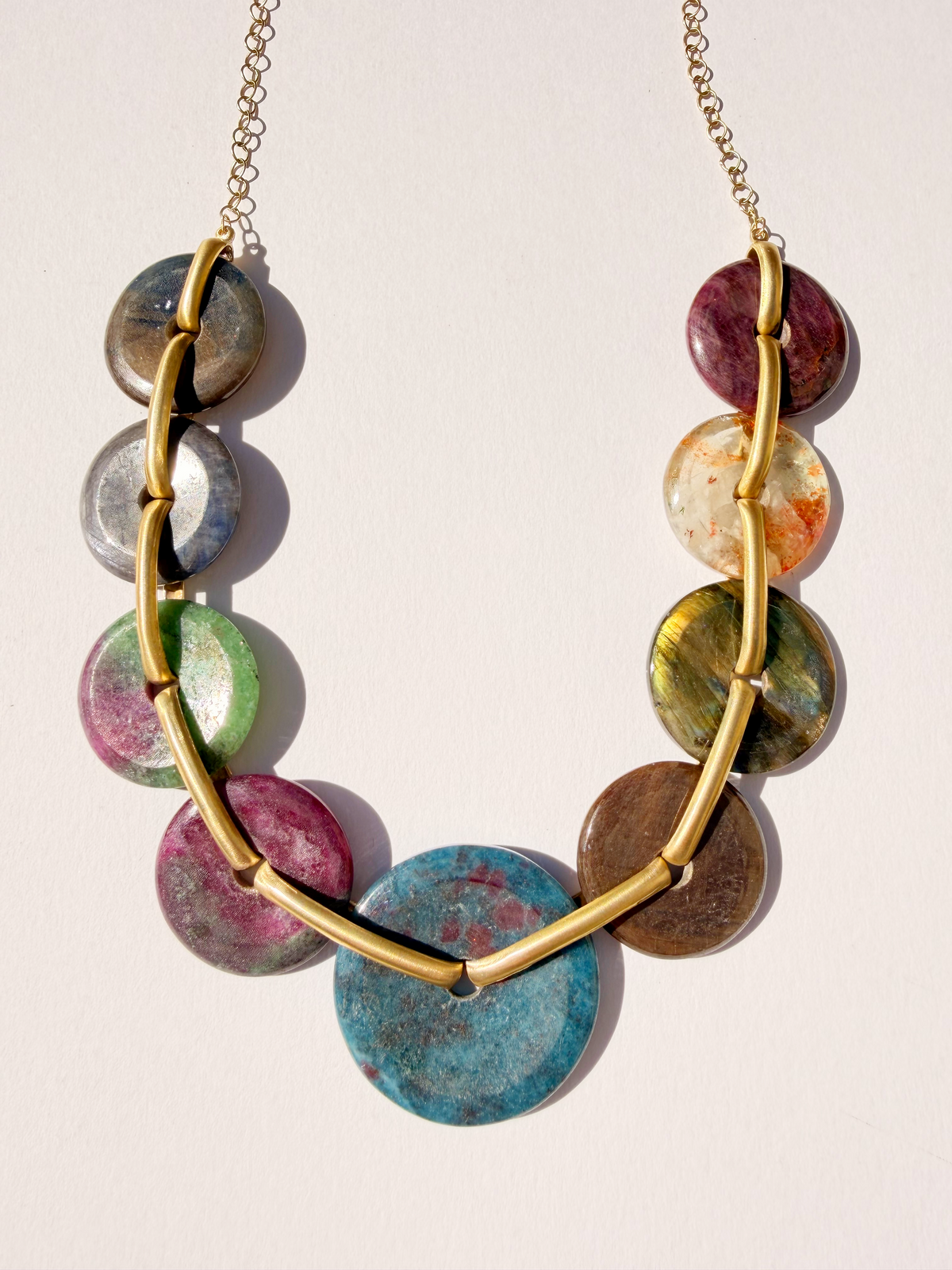 Multi DIsc Necklace